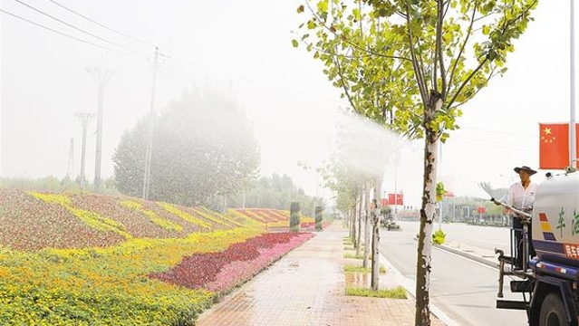 繁花似錦共創(chuàng)文明美麗新港城